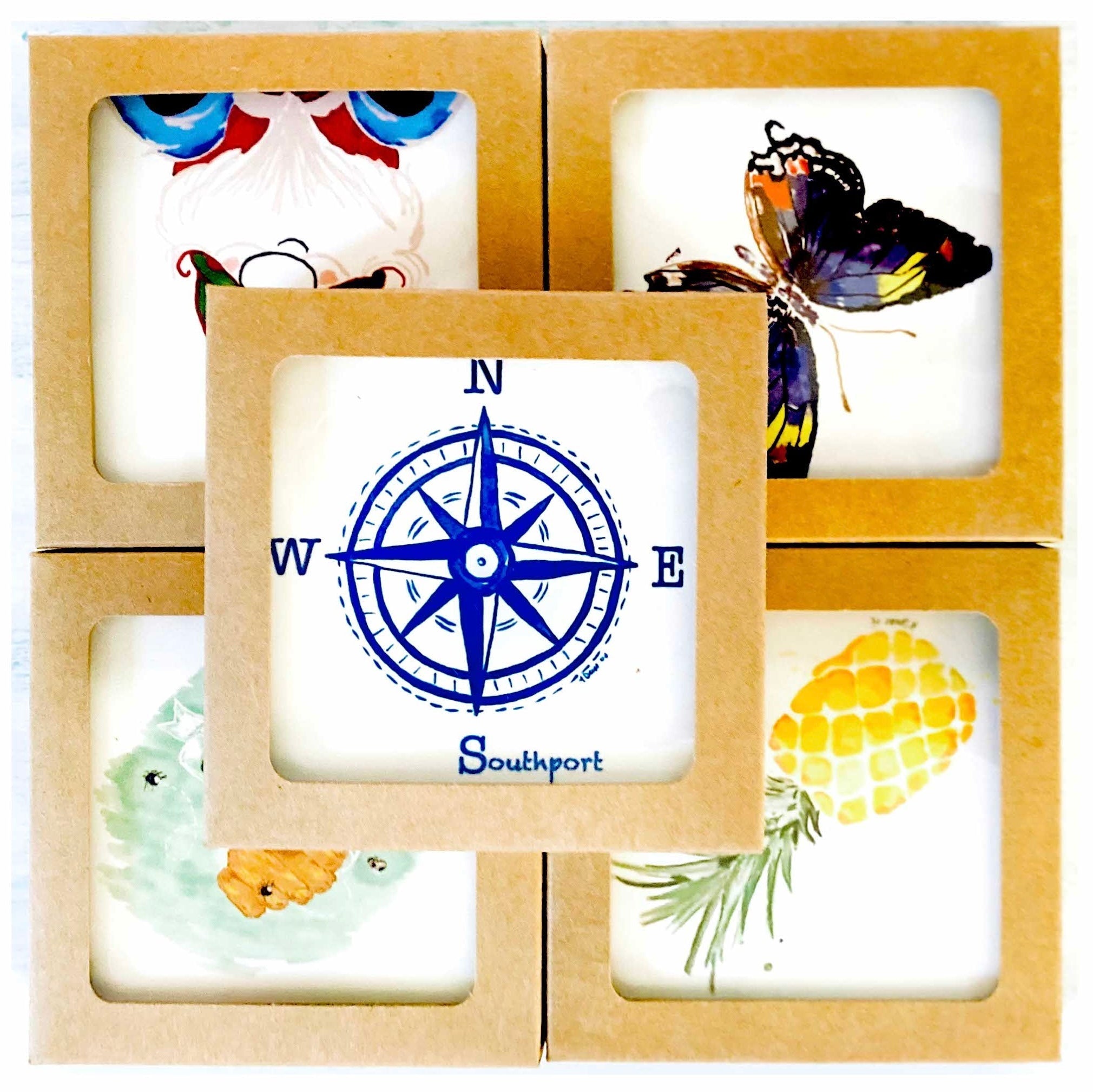 Coasters - Blue Cava