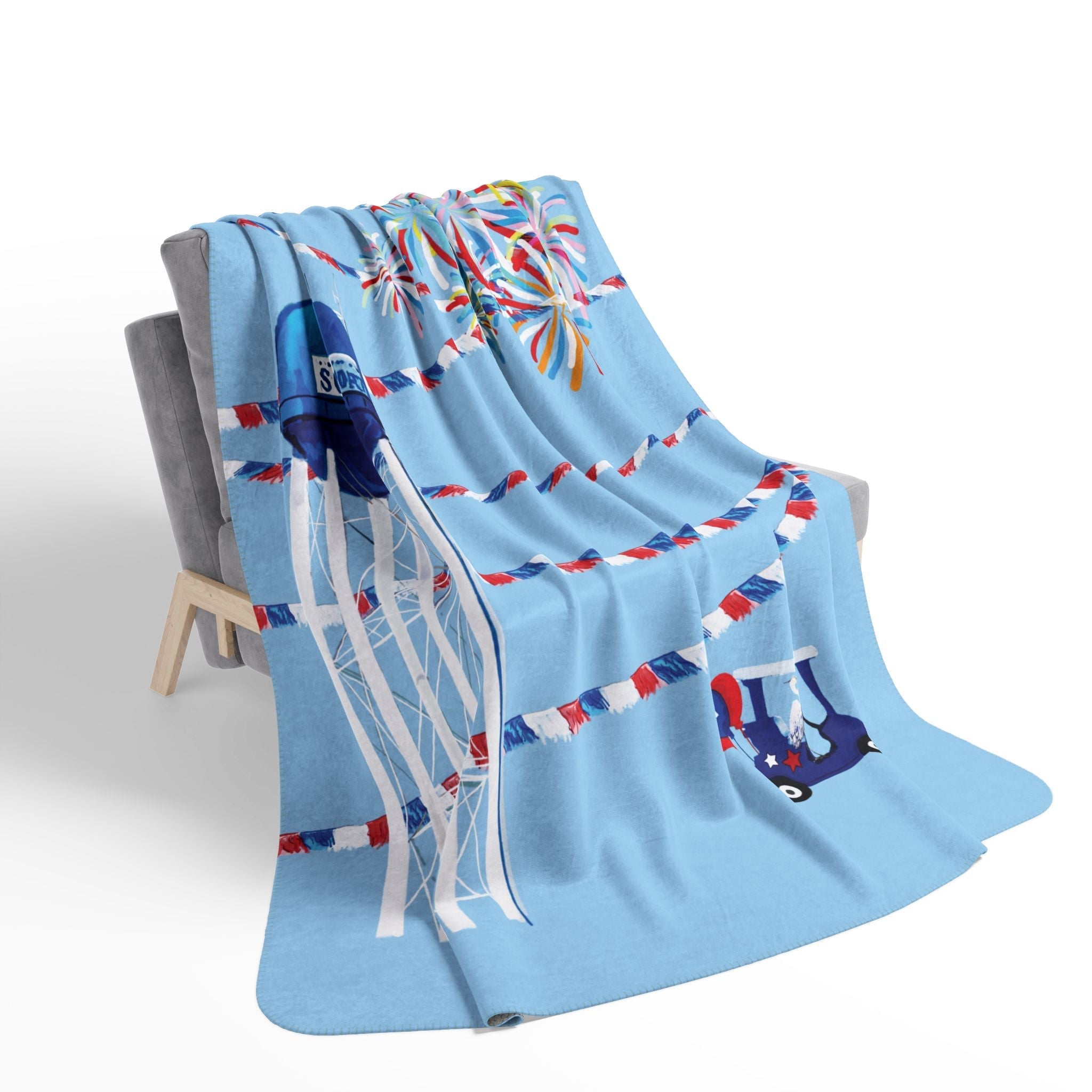 Throw Blankets and Bedding - Blue Cava