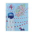 4th of July Fireworks Town Water Tower Jigsaw Puzzle (110–1014 pcs) - Blue Cava