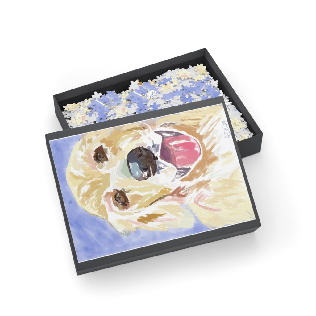 'Asher' Golden Retriever 1000-Piece Puzzle