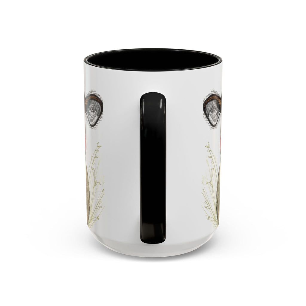 Adorable Farmhouse Cow Two Tone Ceramic Coffee Mugs - Blue Cava