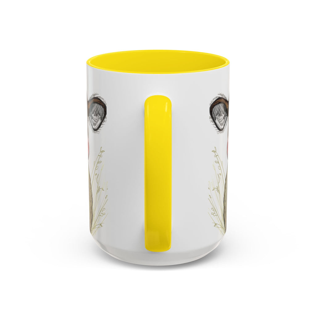 Adorable Farmhouse Cow Two Tone Ceramic Coffee Mugs - Blue Cava