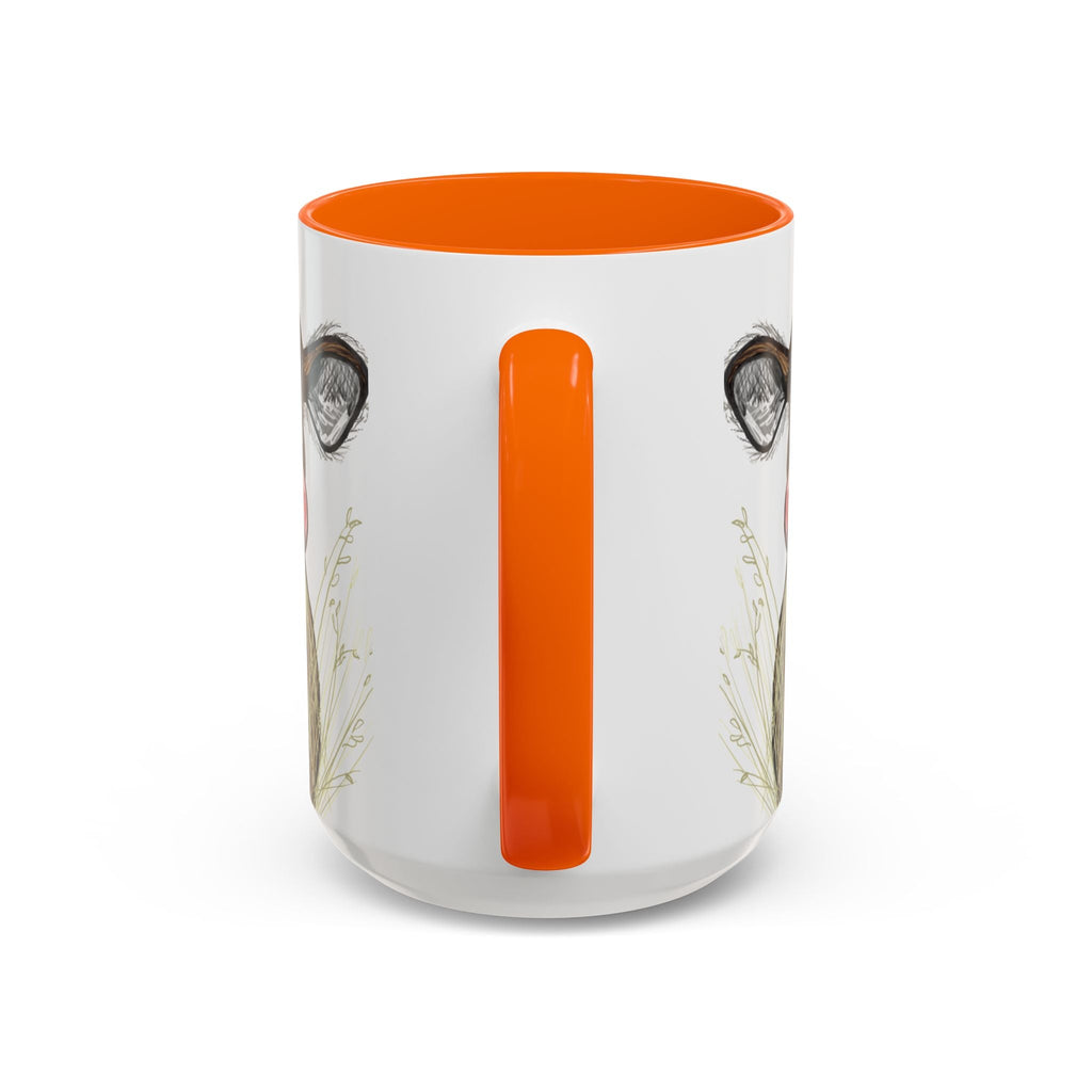 Adorable Farmhouse Cow Two Tone Ceramic Coffee Mugs - Blue Cava