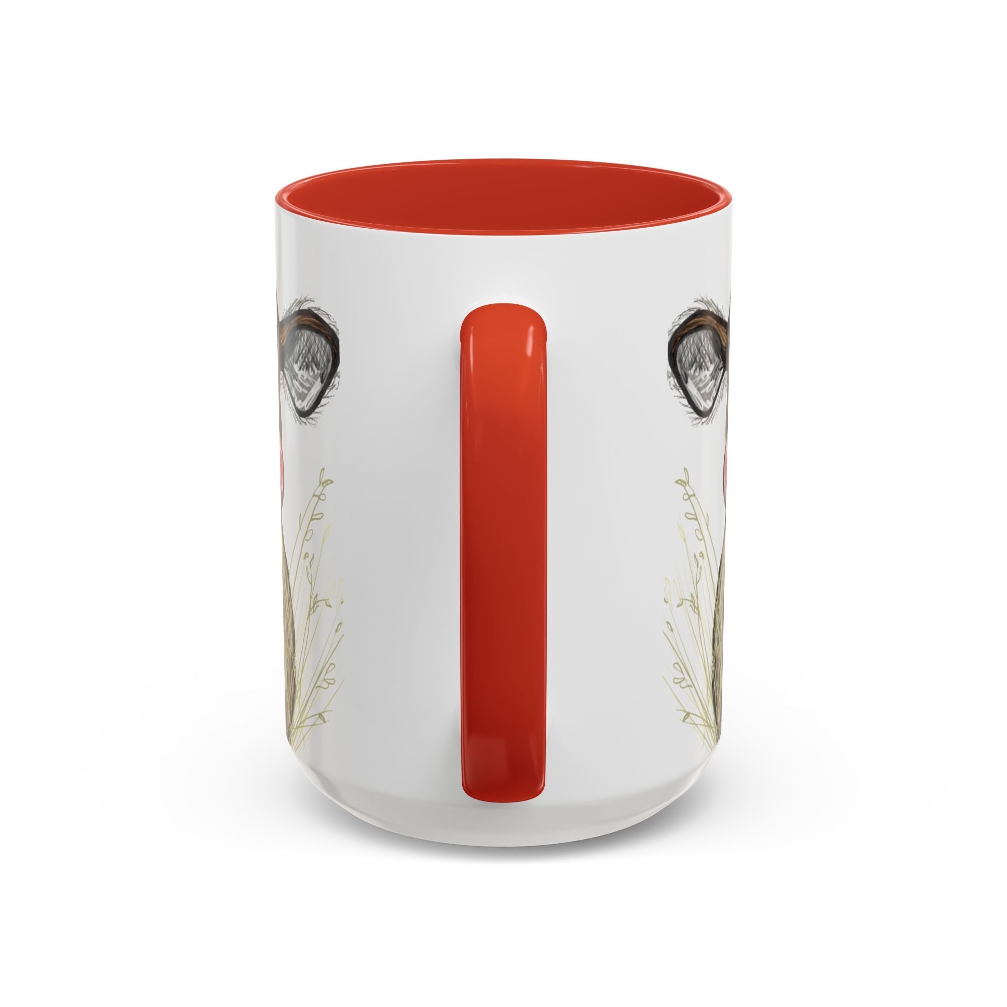 Adorable Farmhouse Cow Two Tone Ceramic Coffee Mugs - Blue Cava