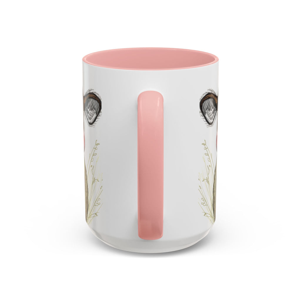 Adorable Farmhouse Cow Two Tone Ceramic Coffee Mugs - Blue Cava