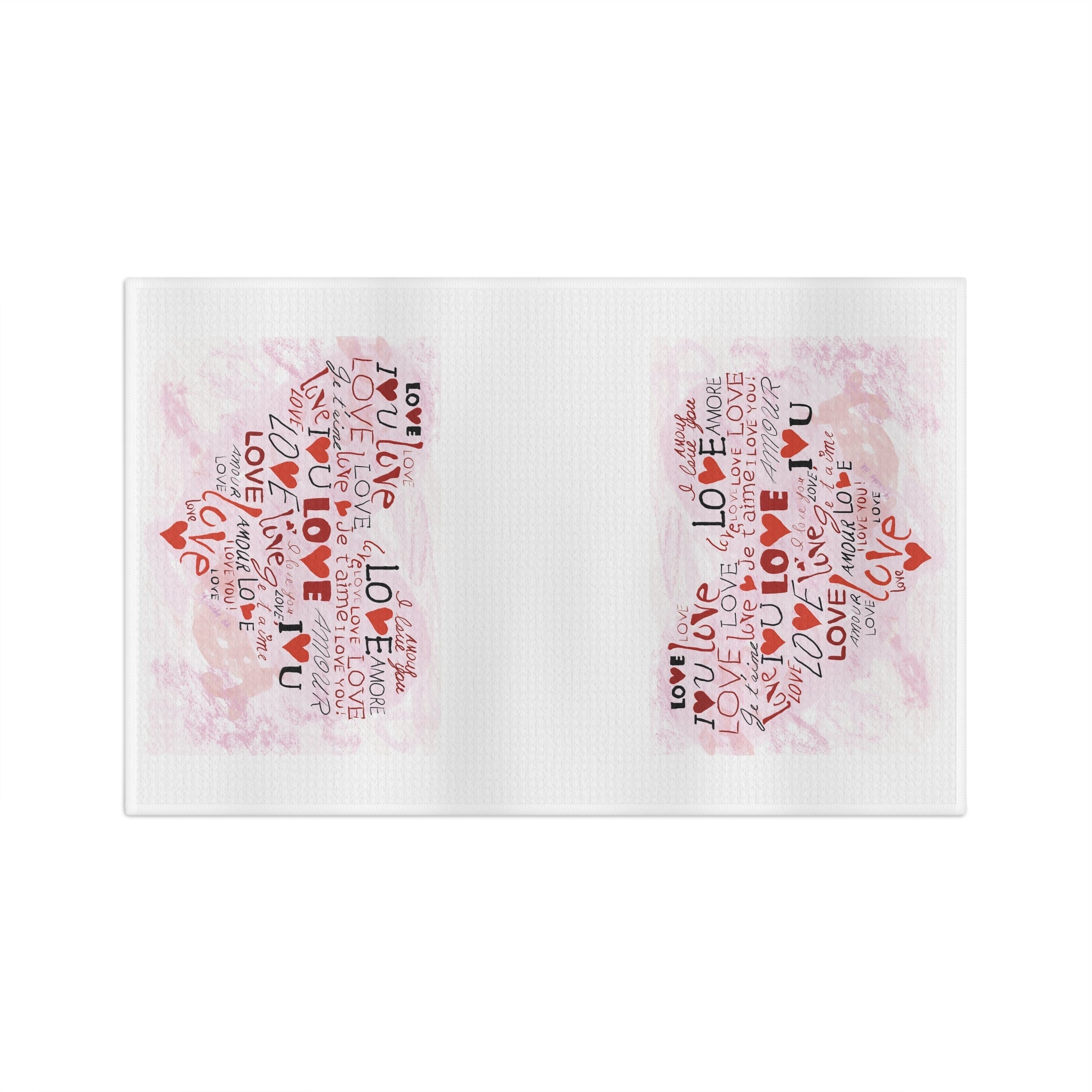 Amore Microfiber Waffle Kitchen Towel - Blue Cava
