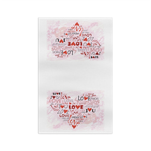 Amore Microfiber Waffle Kitchen Towel - Blue Cava