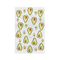 Avocado Pattern Microfiber Waffle Kitchen Towel - Blue Cava