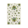 Bee Flowers Microfiber Waffle Kitchen Towel - Blue Cava