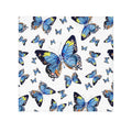 Blue Butterflies Washcloth Towel — Soft Butterfly for Bathroom - Blue Cava
