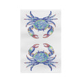 Blue Crab Microfiber Waffle Kitchen Towel - Blue Cava