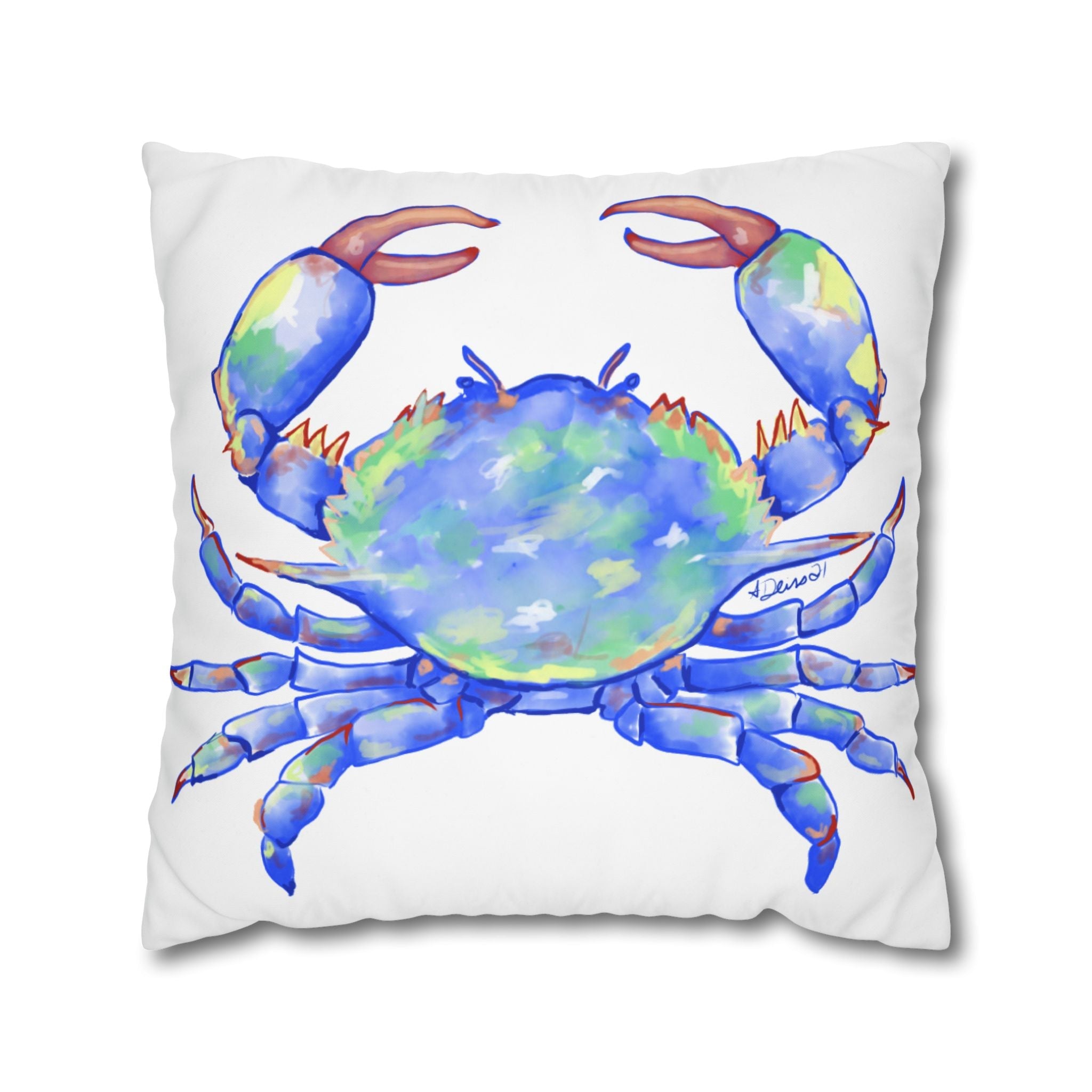 Blue Crab Pillowcases - Blue Cava