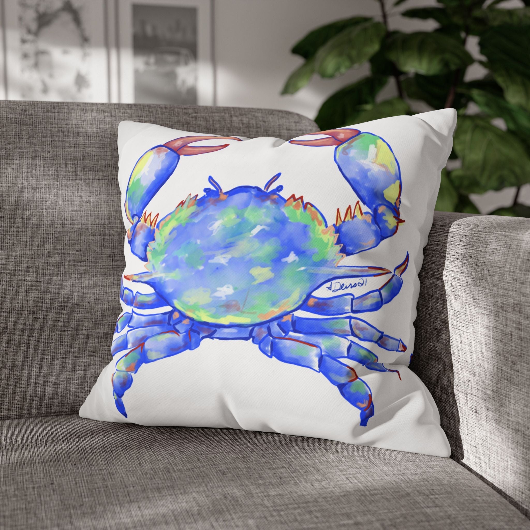 Blue Crab Pillowcases - Blue Cava