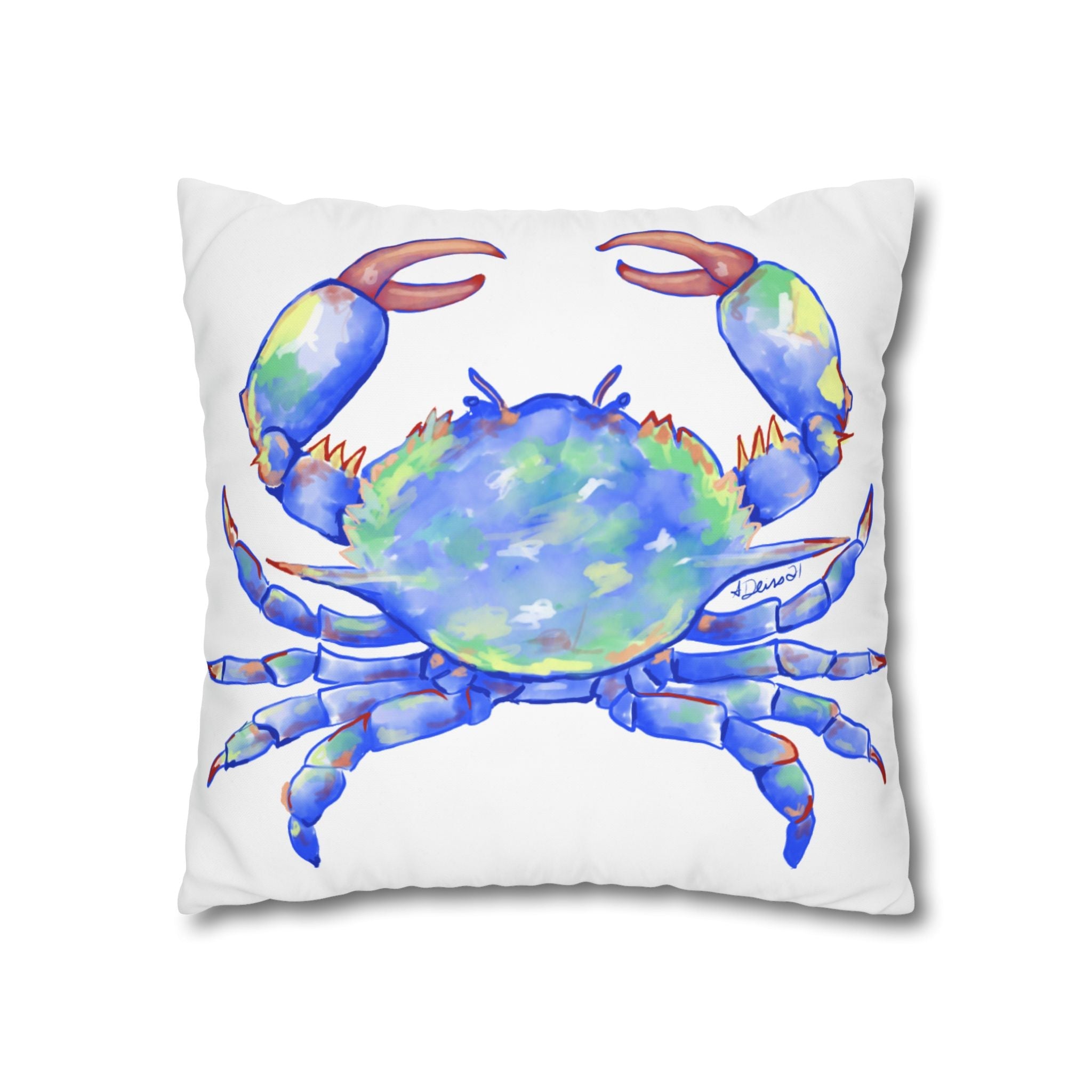 Blue Crab Pillowcases - Blue Cava