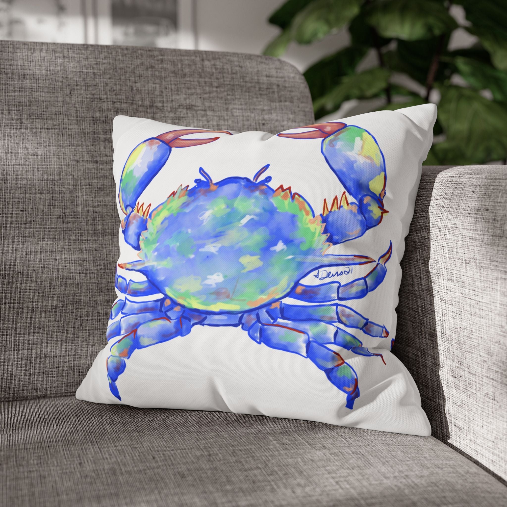 Blue Crab Pillowcases - Blue Cava