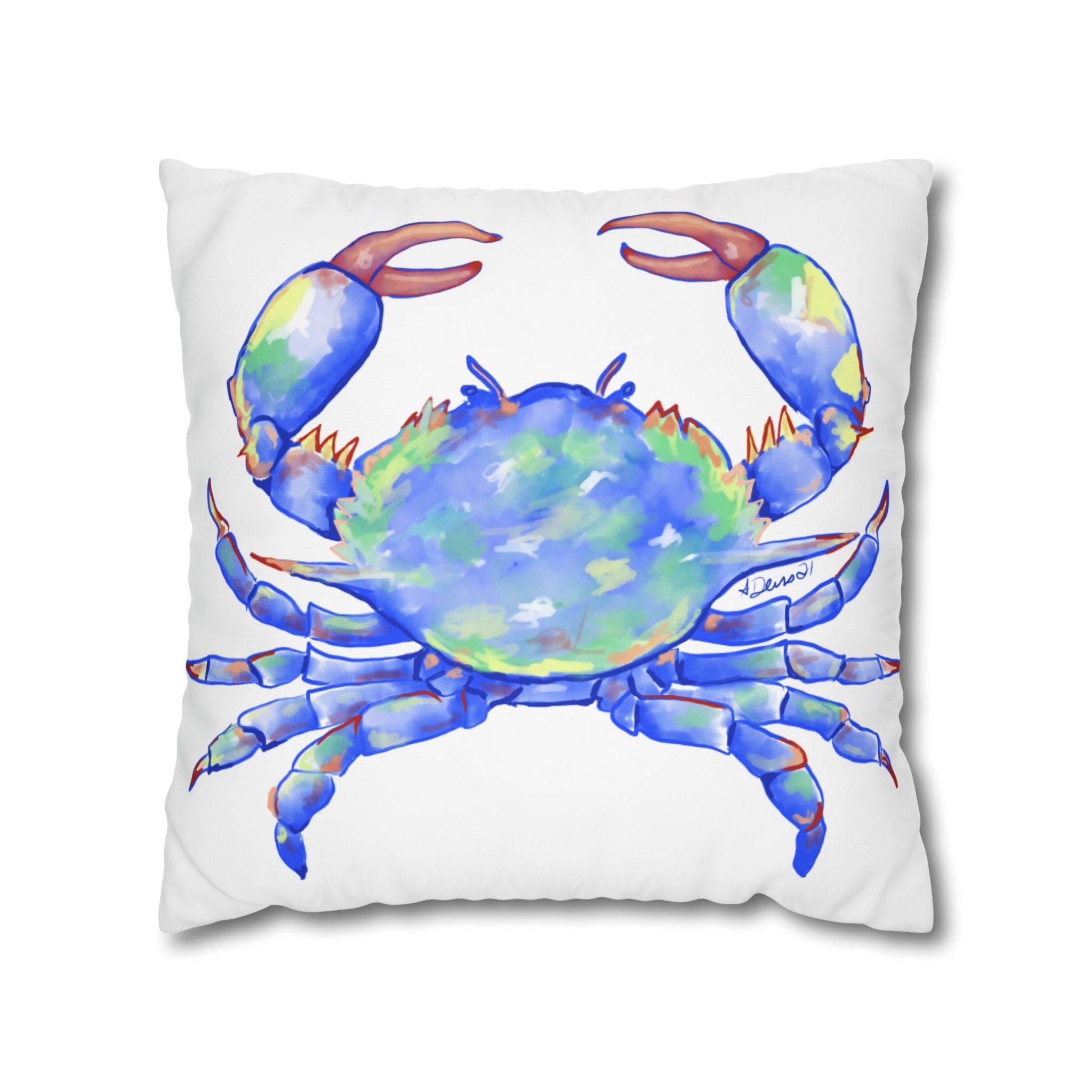 Blue Crab Pillowcases - Blue Cava