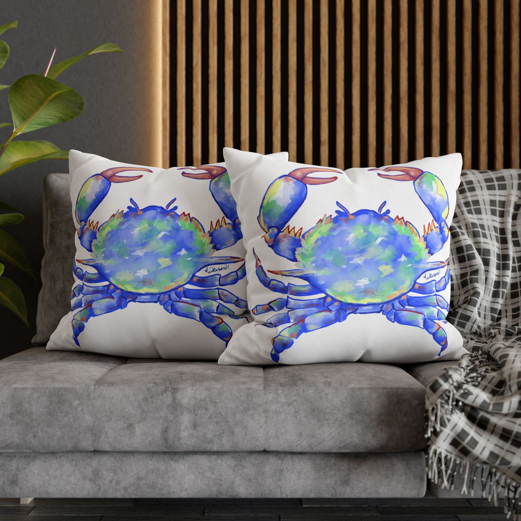 Blue Crab Pillowcases - Blue Cava
