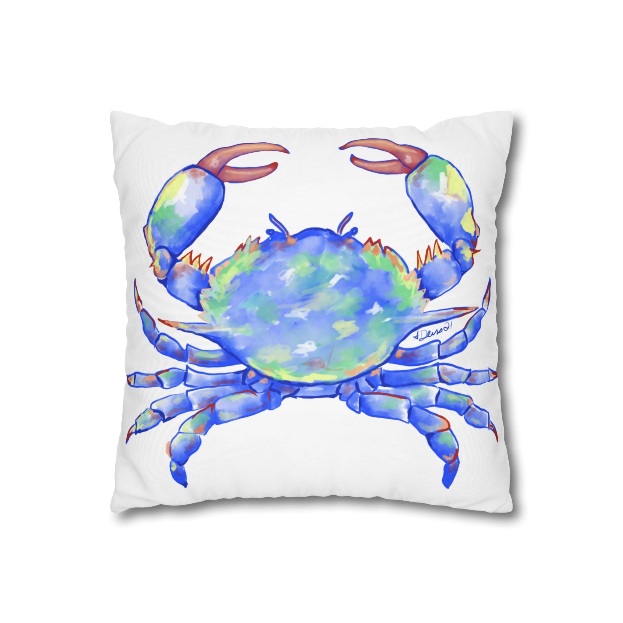 Blue Crab Pillowcases - Blue Cava