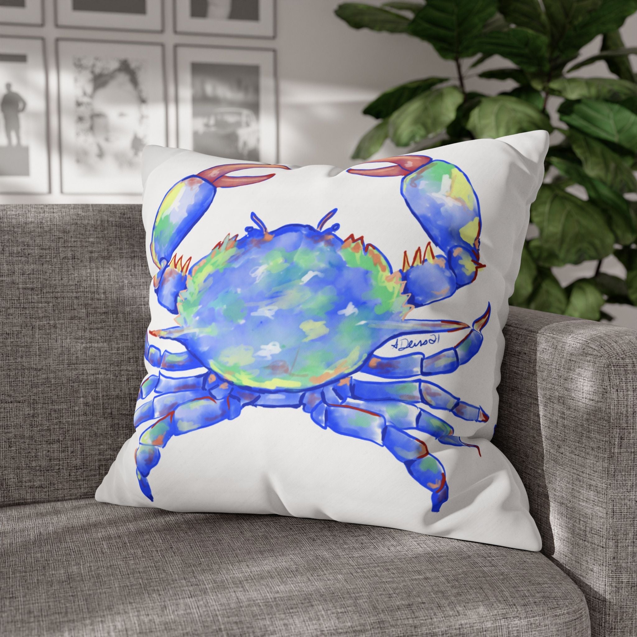 Blue Crab Pillowcases - Blue Cava