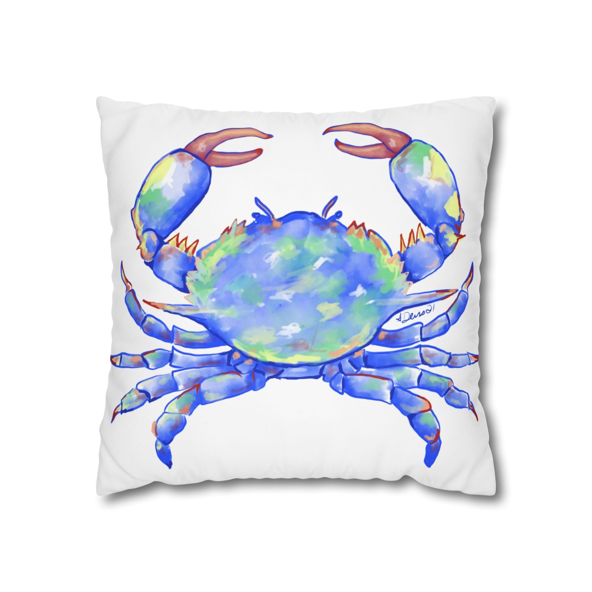 Blue Crab Pillowcases - Blue Cava