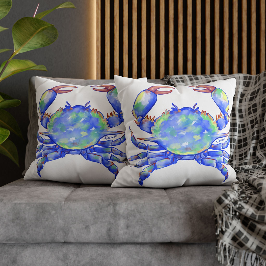 Blue Crab Pillowcases - Blue Cava