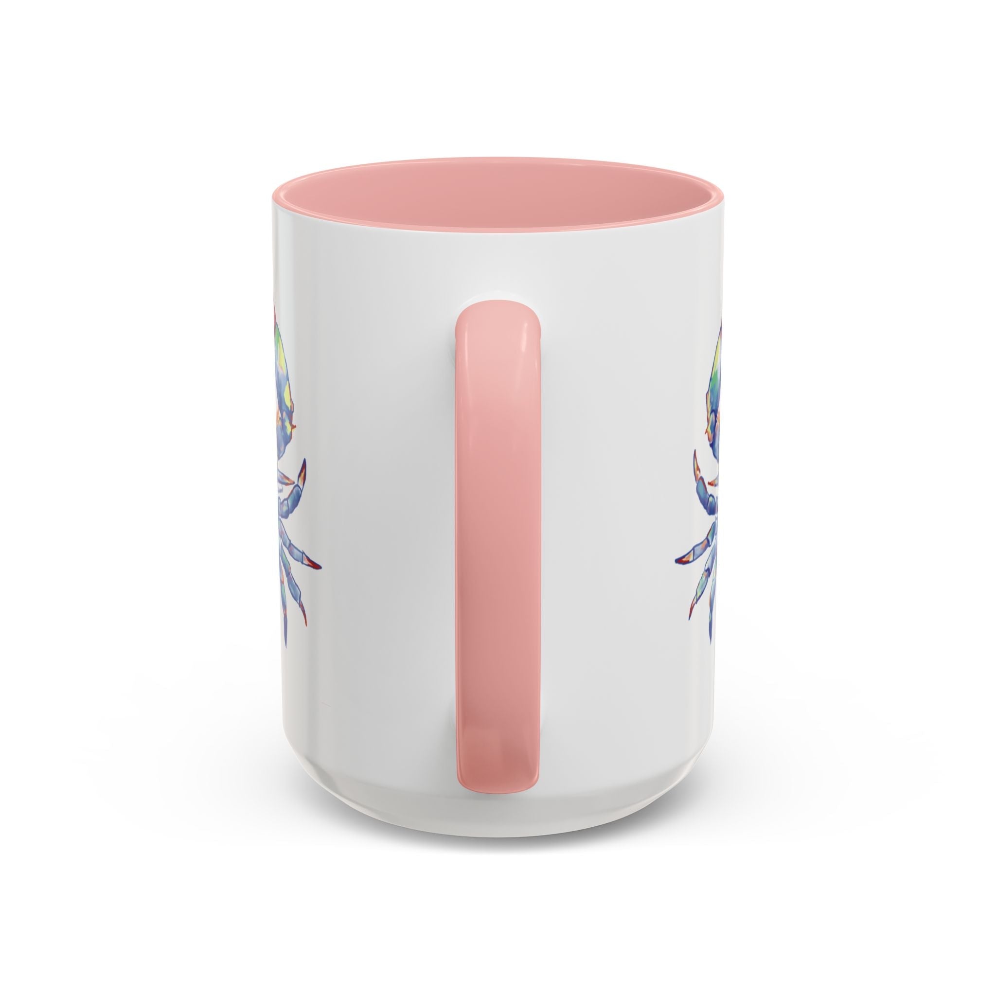 Blue Crab Two Tone Ceramic Coffee Mugs - Blue Cava