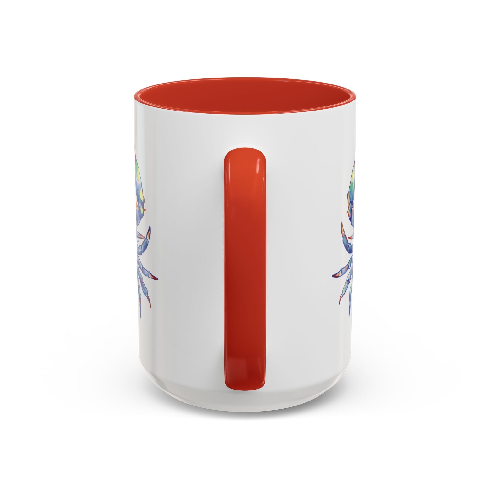 Blue Crab Two Tone Ceramic Coffee Mugs - Blue Cava