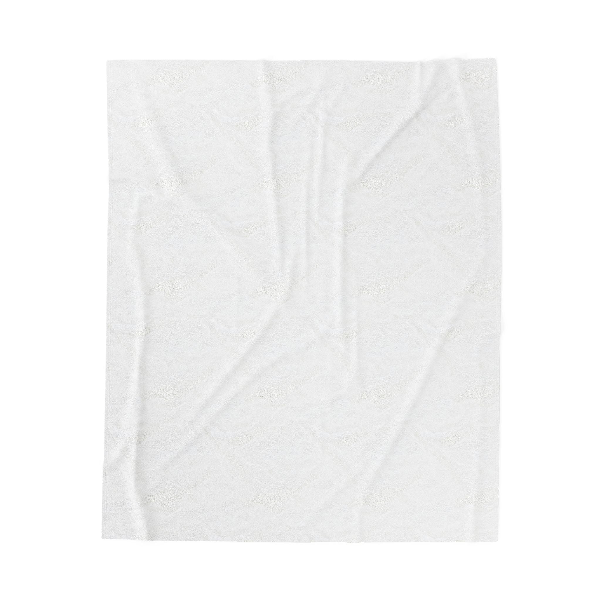 Blue Diamonds Geometric Velveteen Plush Blanket - Blue Cava