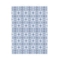 Blue Diamonds Geometric Velveteen Plush Blanket - Blue Cava