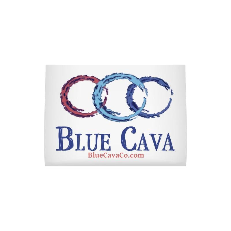 Blue Sea Turtle Linen Towel - Blue Cava