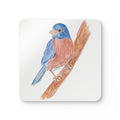 Bluebird Corkwood Coaster Set - Blue Cava