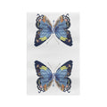 Butterfly Microfiber Waffle Kitchen Towel - Blue Cava