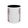 Cartoon Mouse Two Tone Ceramic Coffee Mugs - Blue Cava