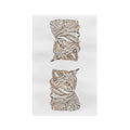 Cat Microfiber Waffle Kitchen Towel - Blue Cava