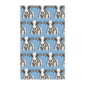 Charming Cow Kitchen Tea Towels | Farmhouse Decor - Blue Cava