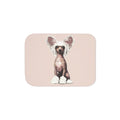 Chinese Crested Dog Sherpa Blanket - Blue Cava