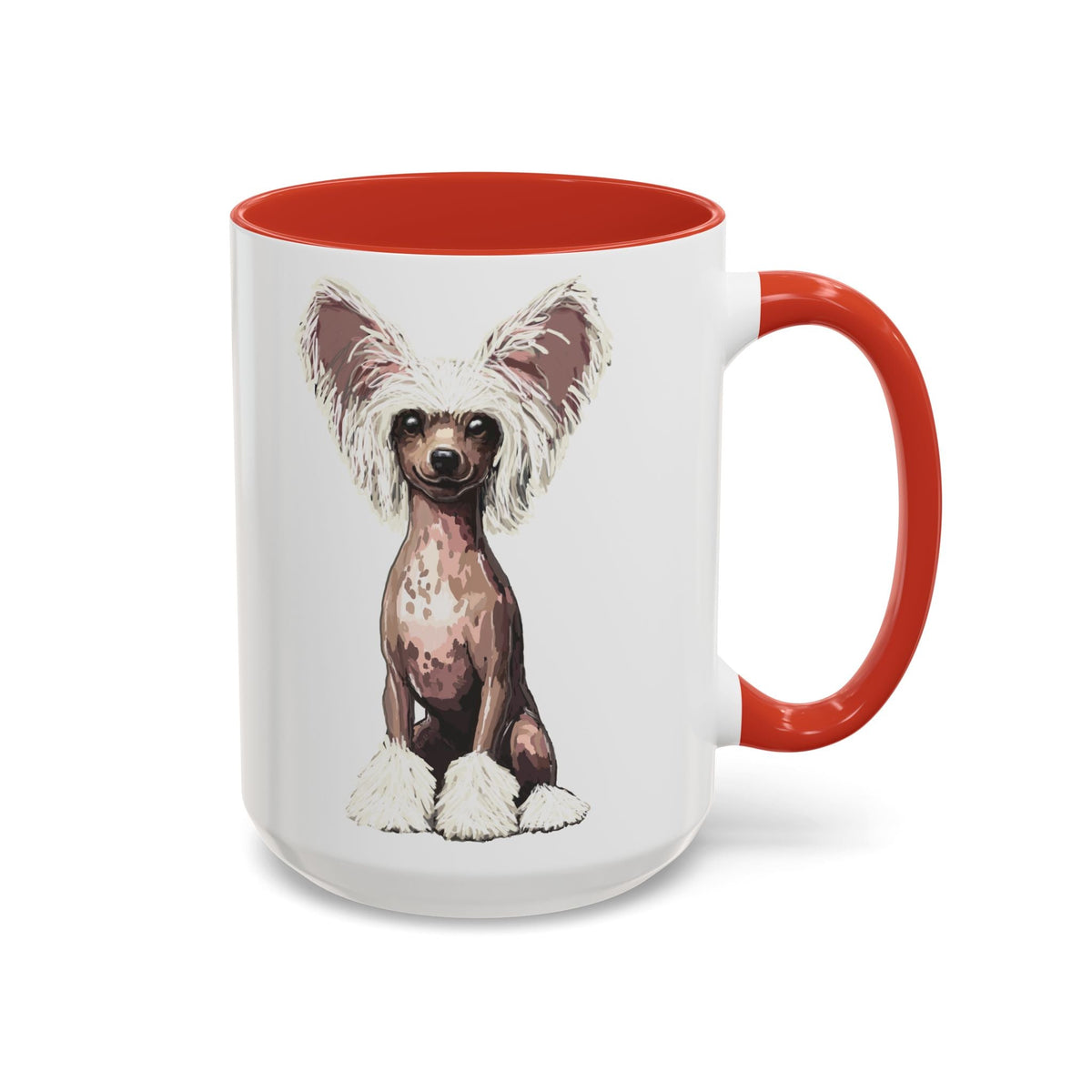 Chinese Crested Two Tone Ceramic Coffee Mug - Blue Cava
