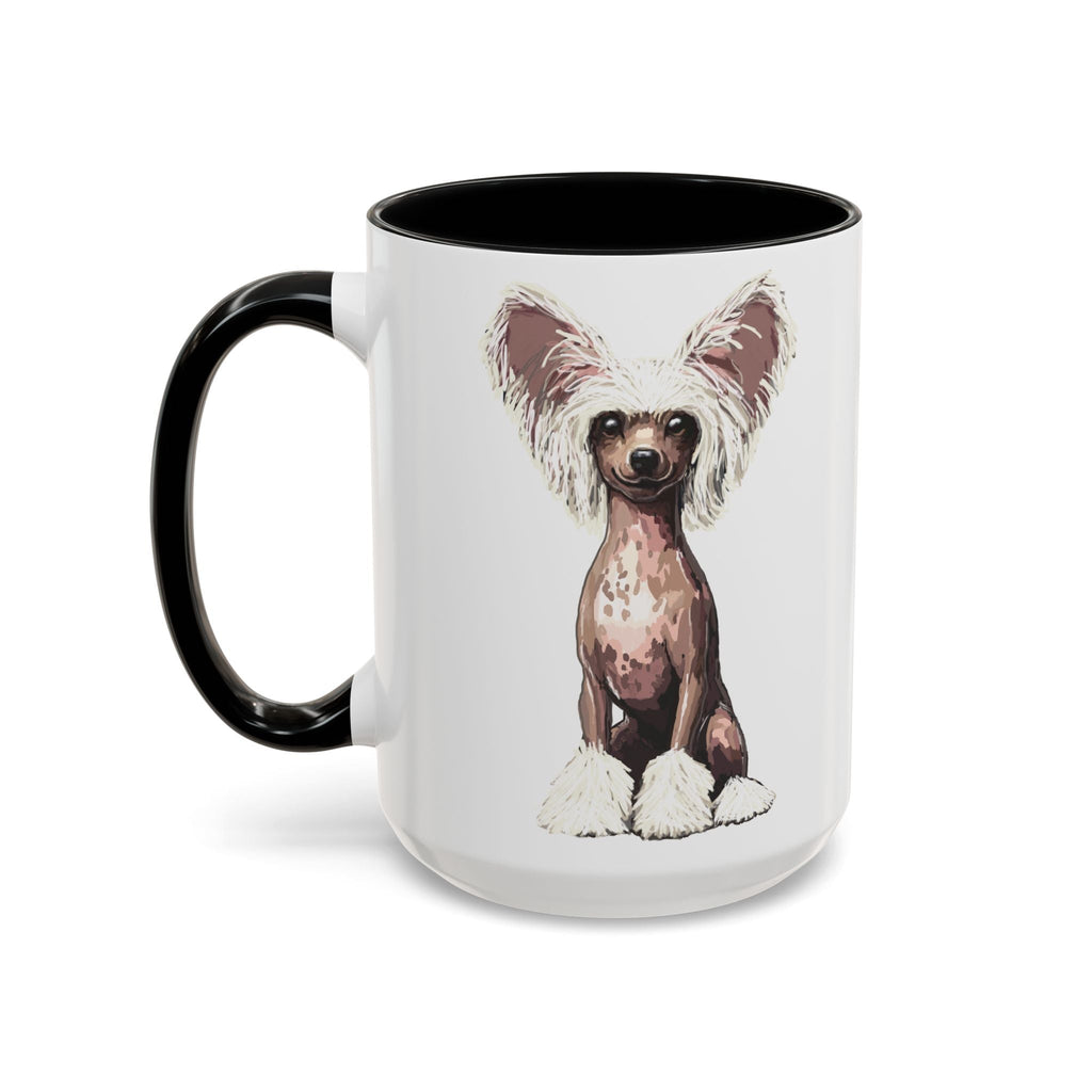 Chinese Crested Two Tone Ceramic Coffee Mug - Blue Cava