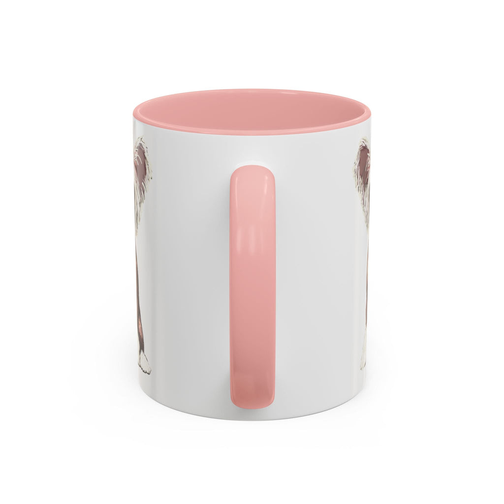Chinese Crested Two Tone Ceramic Coffee Mug - Blue Cava