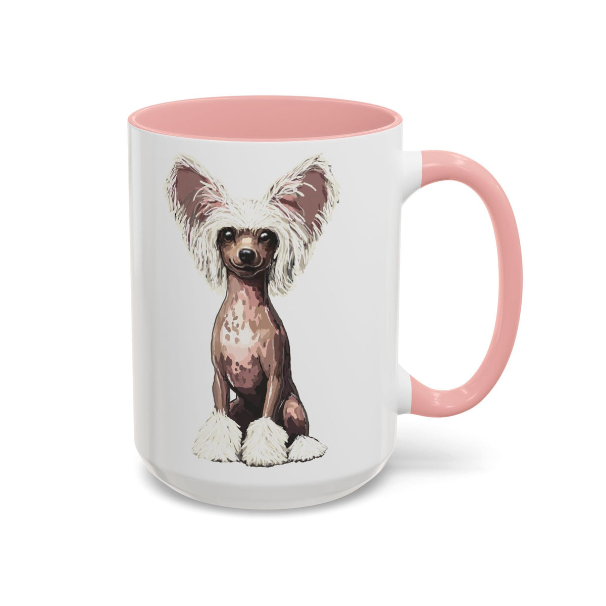 Chinese Crested Two Tone Ceramic Coffee Mug - Blue Cava