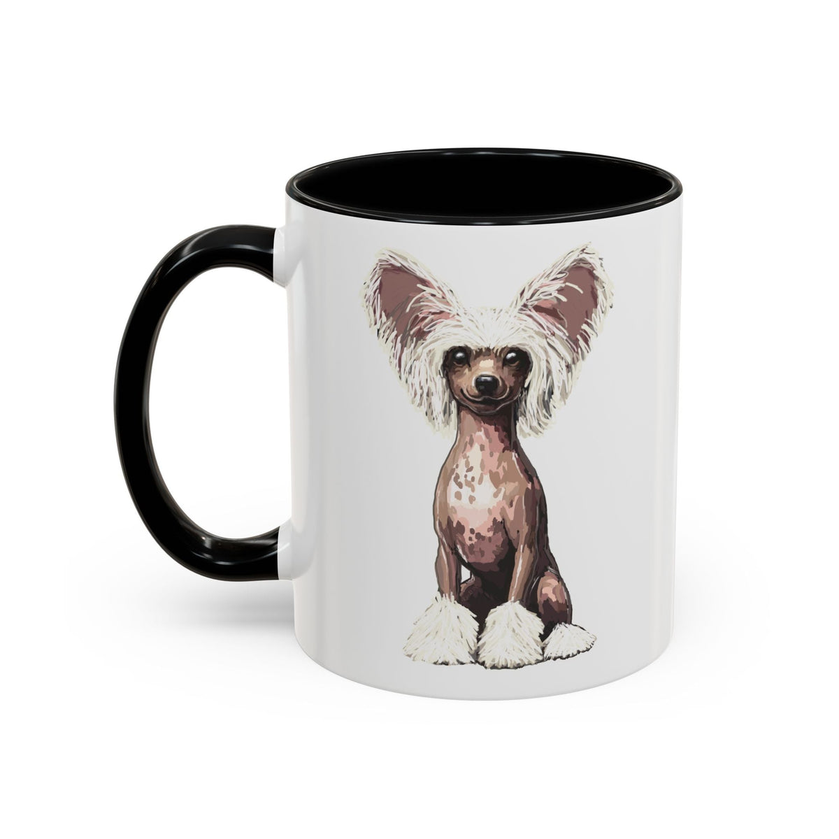 Chinese Crested Two Tone Ceramic Coffee Mug - Blue Cava