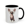 Chinese Crested Two Tone Ceramic Coffee Mug - Blue Cava
