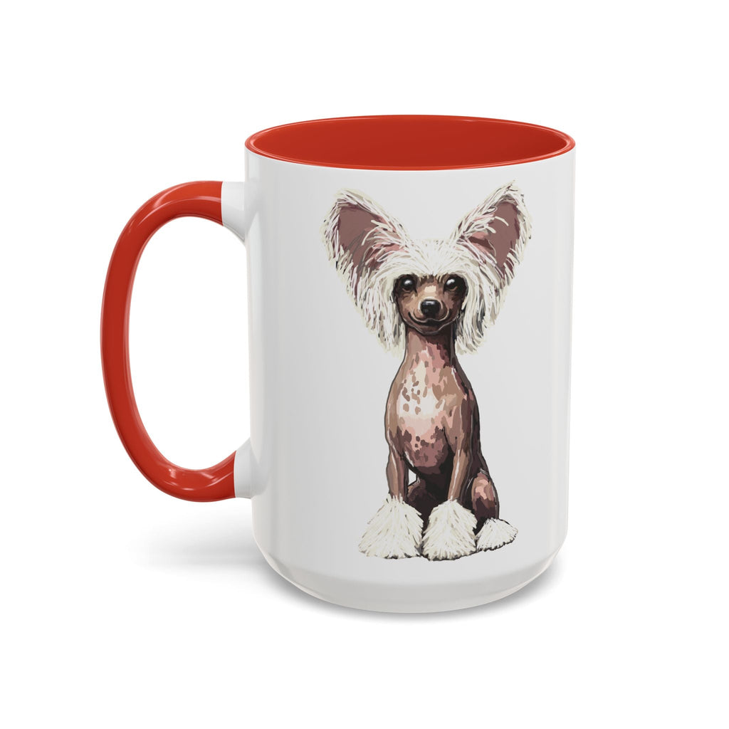 Chinese Crested Two Tone Ceramic Coffee Mug - Blue Cava
