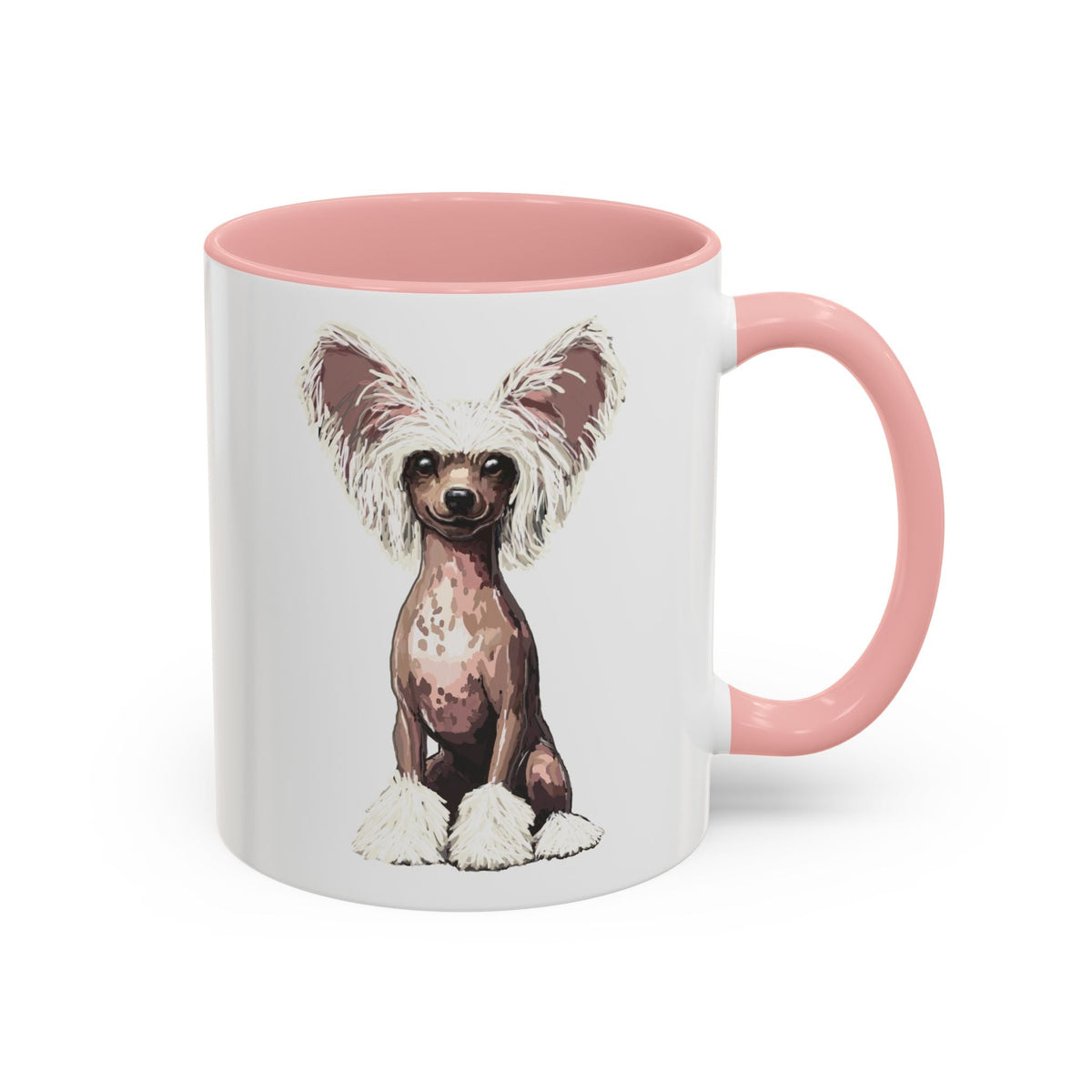 Chinese Crested Two Tone Ceramic Coffee Mug - Blue Cava
