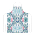 Colorful Coral Kitchen Apron - Artistic Apron - Blue Cava