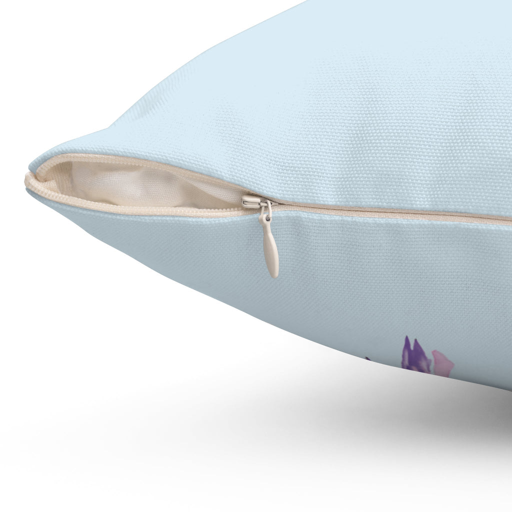 Colorful Hummingbird Pillow | Vibrant Home Decor - Blue Cava
