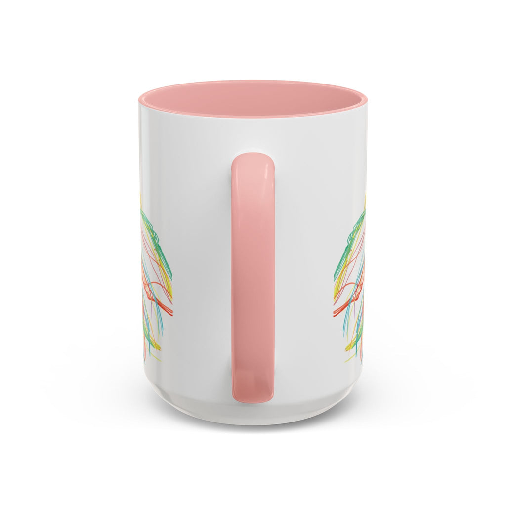 Colorful Jellyfish Accent Coffee Mug - Perfect for Ocean Lovers - Blue Cava