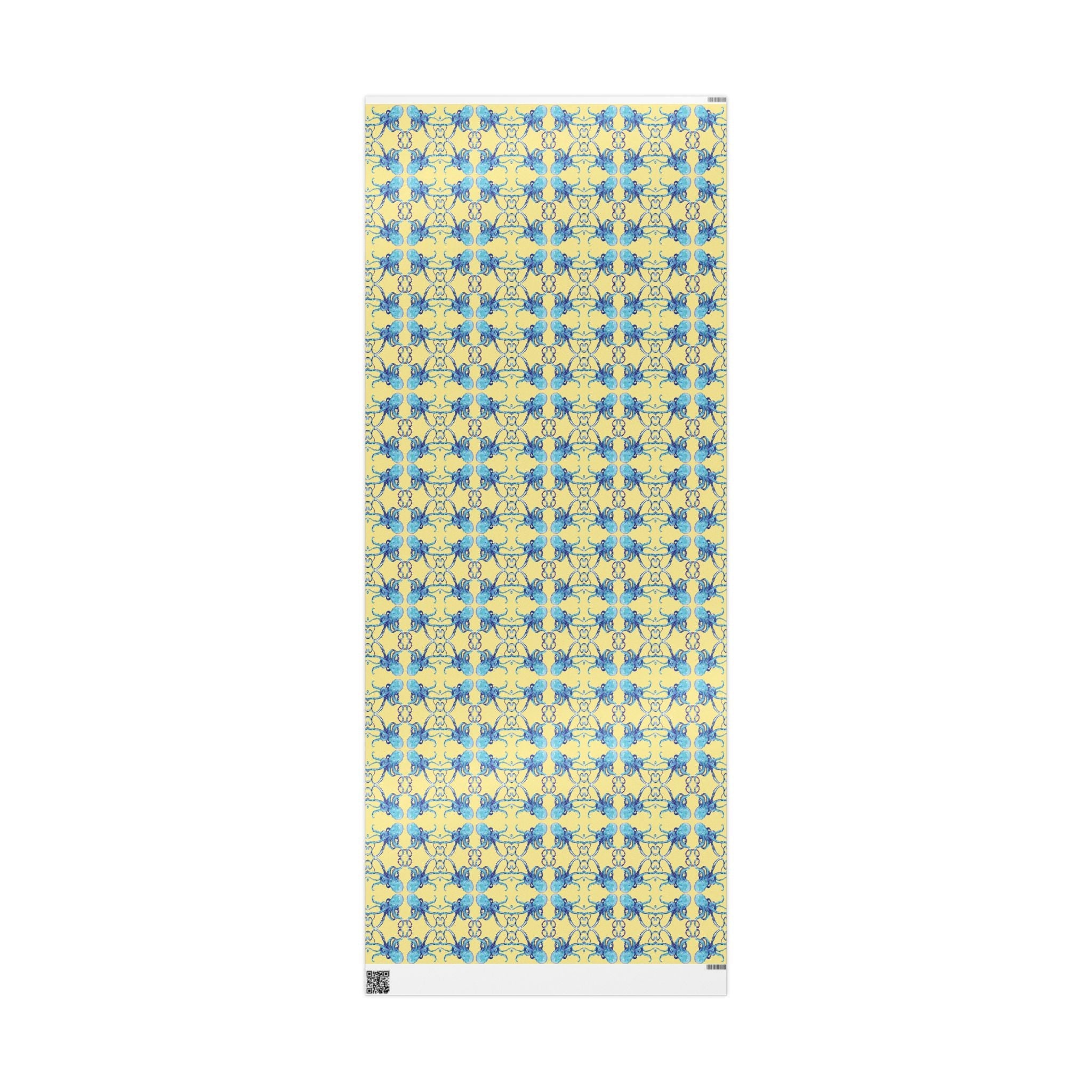 Colorful Octopus Wrapping Paper - Eco - Friendly - Blue Cava