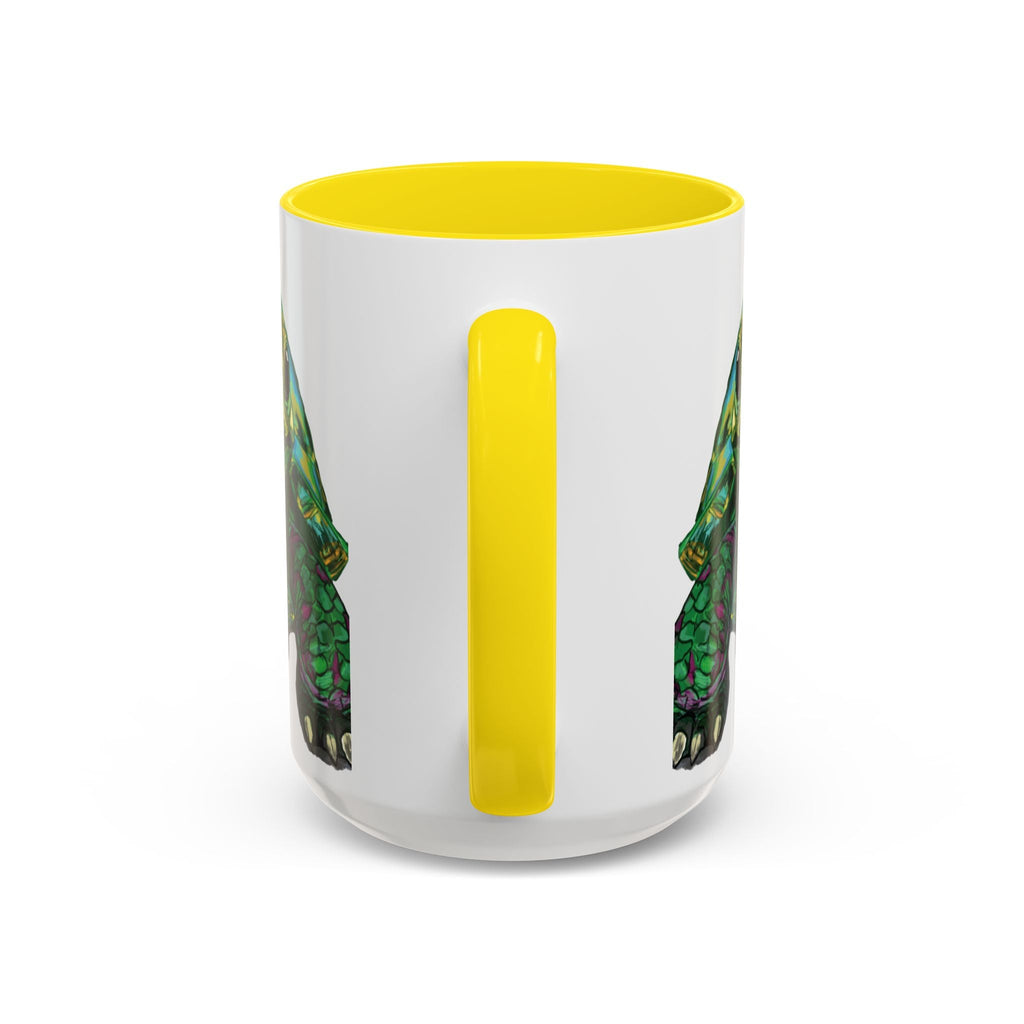 Colorful Sea Turtle Two Tone Coffee Mugs - Blue Cava