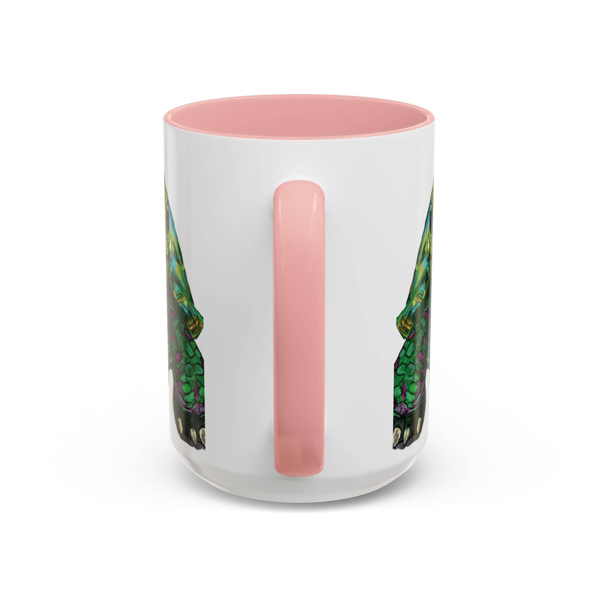 Colorful Sea Turtle Two Tone Coffee Mugs - Blue Cava